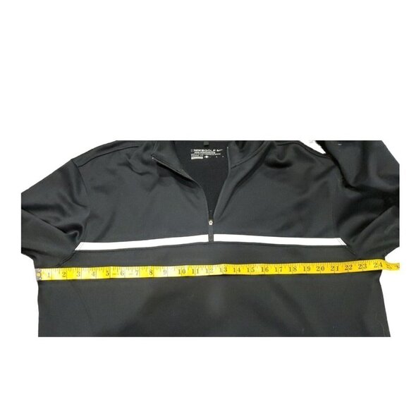 Nike Golf Therma-Fit Men's Black 1/4 Zip Pullover Sweatshirt Top Size L - Picture 7 of 8